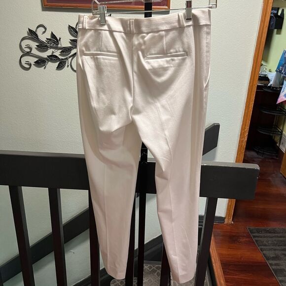 Banana Republic Women's White Trousers Size 4  #DP321 - Picture 5 of 6